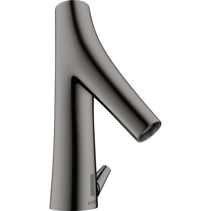 Elektroniczna bateria umywalkowa z regulacją temperatury, zasilana baterią Czarny Chrom Polerowany Starck Organic AXOR 12171330