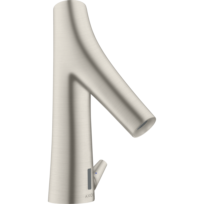 Elektroniczna bateria umywalkowa z regulacją temperatury, zasilana baterią Stal Szlachetna Optyczna Starck Organic AXOR 12171800