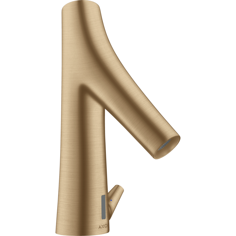 Elektroniczna bateria umywalkowa z regulacją temperatury, zasilana z sieci 230 V Brąz Szczotkowany Starck Organic AXOR 12173140