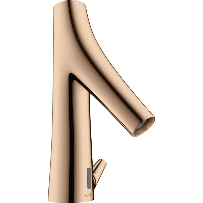 Elek. Bateria umyw. z regulacją temperatury, zasilana z sieci 230 V Czerwony Złoty Polerowany Starck Organic AXOR 12173300