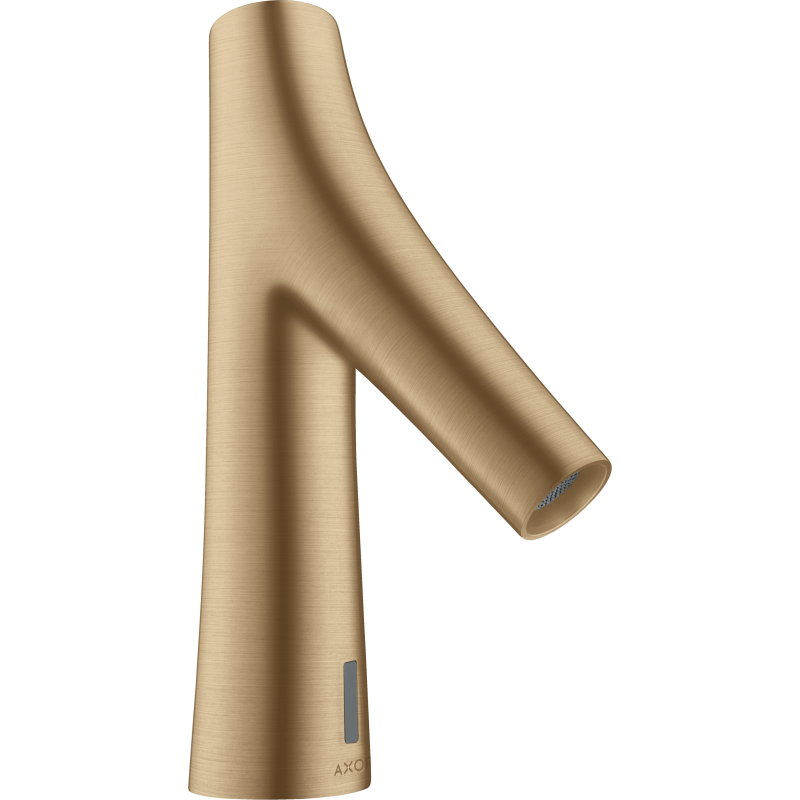 Elektroniczna bateria umywalkowa z regulacją temperatury, zasilana z sieci 230 V Brąz Szczotkowany Starck Organic AXOR 12174140