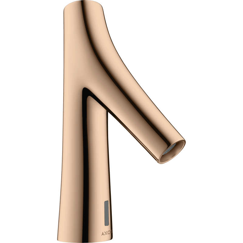 Elek. Bateria umyw. z regulacją temperatury, zasilana z sieci 230 V Czerwony Złoty Polerowany Starck Organic AXOR 12174300