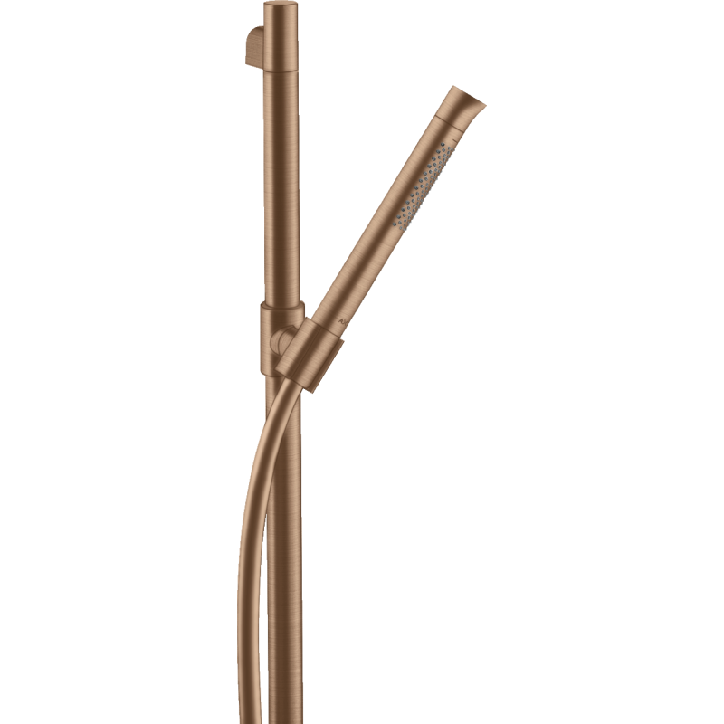 Zestaw prysznicowy 0,90 m z główką prysznicową 2jet, Slim Czerwony Złoty Szczotkowany Starck Organic AXOR 12231310