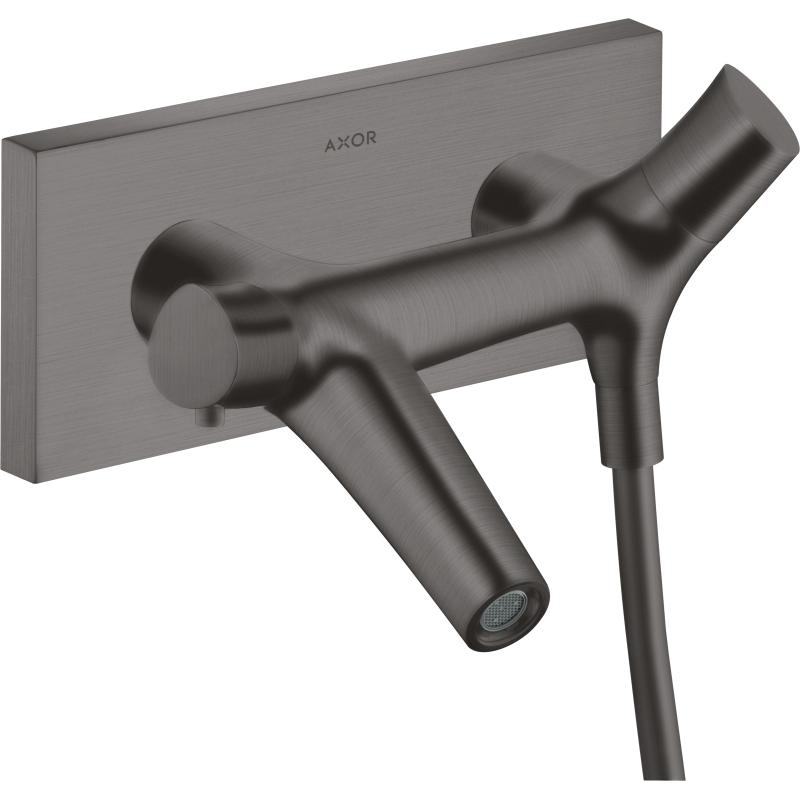 Bateria wannowa, termostatyczna, natynkowa Czarny Chrom Szczotkowany Starck Organic AXOR 12410340