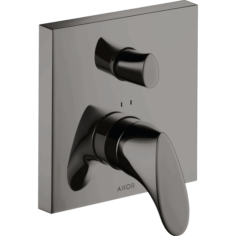 Jednouchwytowa bateria wannowa, podtynkowa Czarny Chrom Polerowany Starck Organic AXOR 12415330