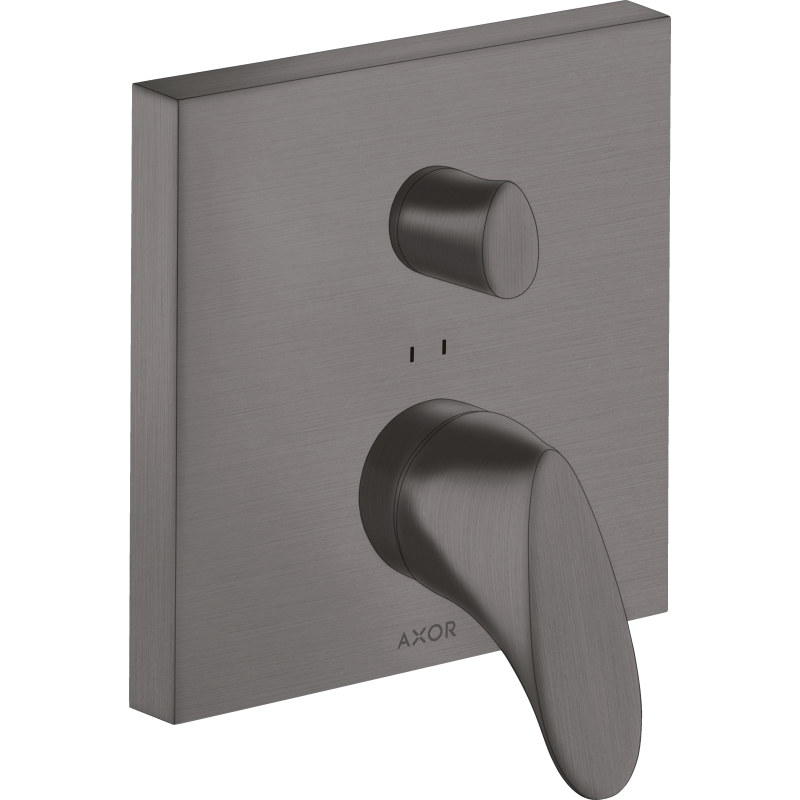 Jednouchwytowa bateria wannowa, podtynkowa Czarny Chrom Szczotkowany Starck Organic AXOR 12415340