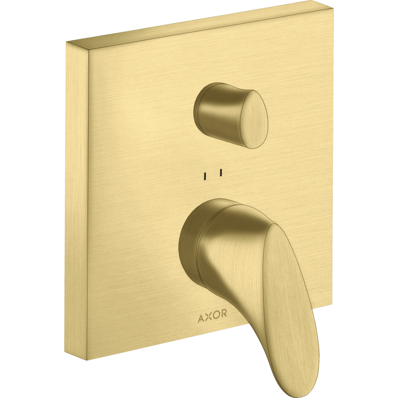 Jednouchwytowa bateria wannowa, podtynkowa Mosiądz Szczotkowany Starck Organic AXOR 12415950