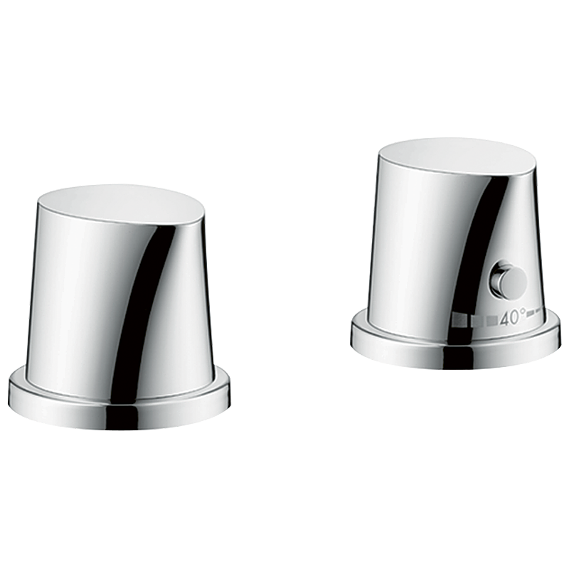 2-otworowa bateria termostatyczna na brzeg wanny Chrom Starck Organic AXOR 12422000