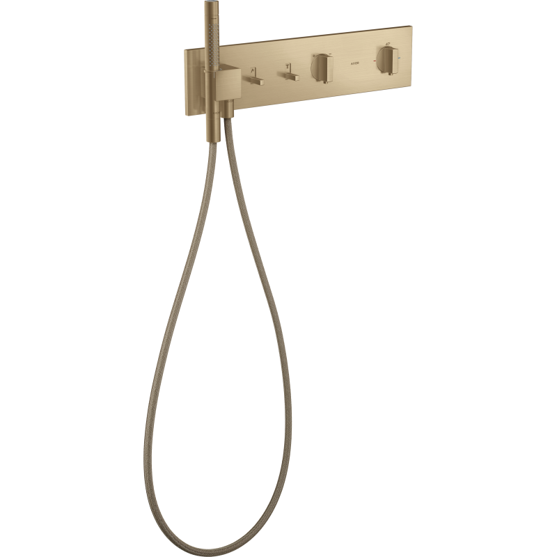 Moduł termostatyczny 470/110 do 2 odbiorników, podtynkowy Brąz Szczotkowany ShowerComposition AXOR 12571140