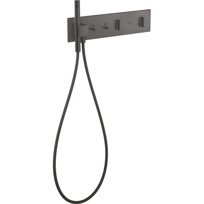 Moduł termostatyczny 470/110 do 2 odbiorników, podtynkowy Czarny Chrom Szczotkowany ShowerComposition AXOR 12571340