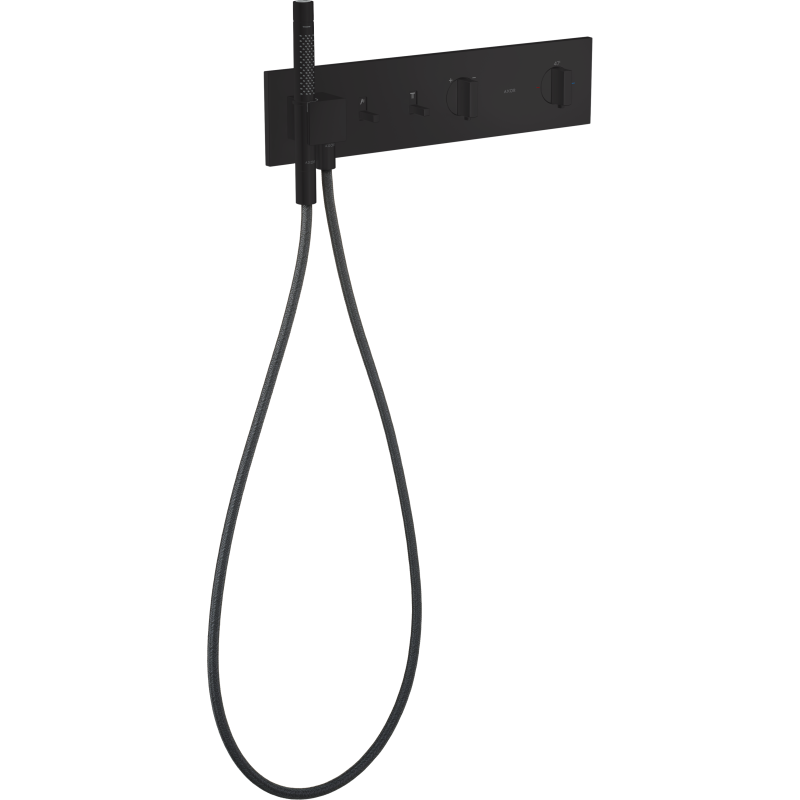 Moduł termostatyczny 470/110 do 2 odbiorników, podtynkowy Czarny Matowy ShowerComposition AXOR 12571670