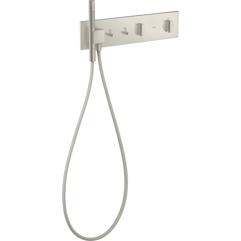 Moduł termostatyczny 470/110 do 2 odbiorników, podtynkowy Stal Szlachetna ShowerComposition AXOR 12571800