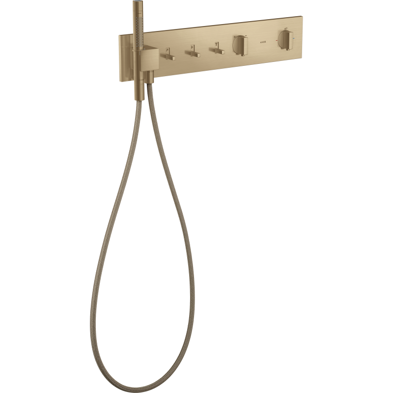Moduł termostatyczny 540/110 do 3 odbiorników, podtynkowy Brąz Szczotkowany ShowerComposition AXOR 12572140