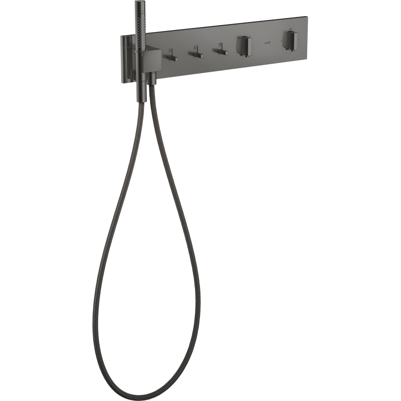 Moduł termostatyczny 540/110 do 3 odbiorników, podtynkowy Czarny Chrom Polerowany ShowerComposition AXOR 12572330
