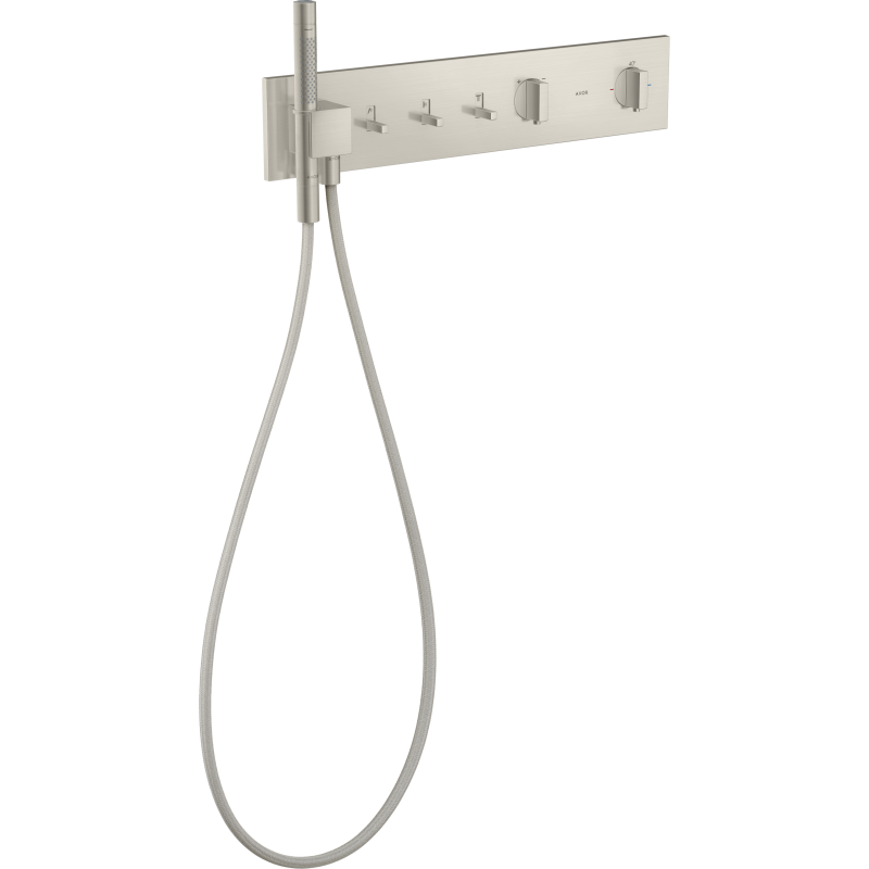 Moduł termostatyczny 540/110 do 3 odbiorników, podtynkowy Stal Szlachetna ShowerComposition AXOR 12572800