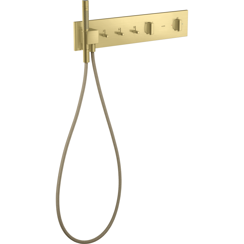 Moduł termostatyczny 540/110 do 3 odbiorników, podtynkowy Mosiądz Szczotkowany ShowerComposition AXOR 12572950