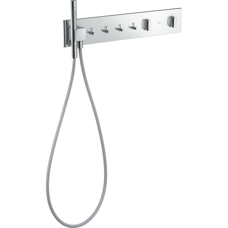 Moduł termostatyczny 610/110 do 4 odbiorników, podtynkowy Chrom ShowerComposition AXOR 12573000