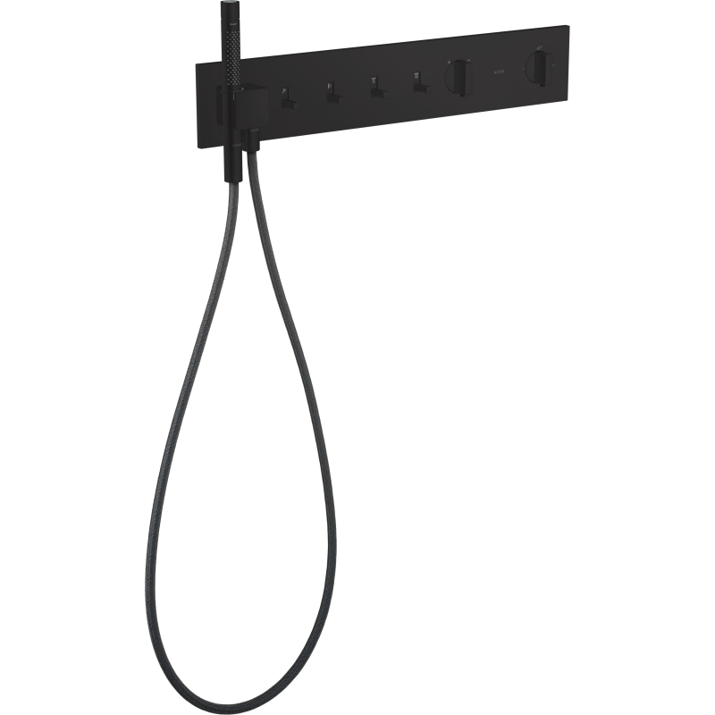 Moduł termostatyczny 610/110 do 4 odbiorników, podtynkowy Czarny Matowy ShowerComposition AXOR 12573670