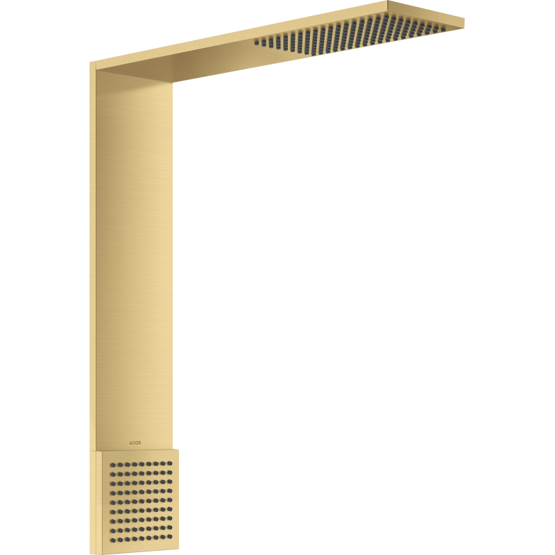 Moduł głowicy prysznicowej 110/220 1jet z prysznicem na ramiona Złoty Optyczny Szczotkowany ShowerComposition AXOR 12593250