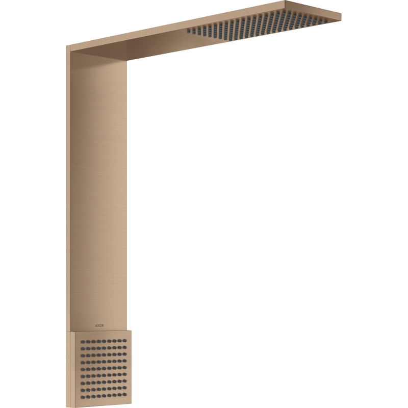 Moduł głowicy prysznicowej 110/220 1jet z prysznicem na ramiona Czerwony Złoty Szczotkowany ShowerComposition AXOR 12593310