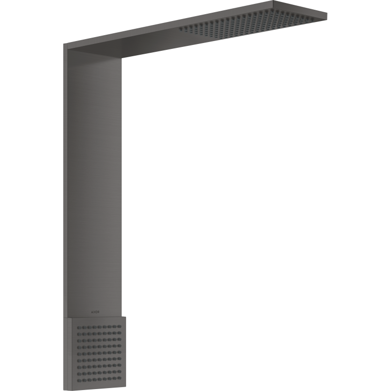 Moduł głowicy prysznicowej 110/220 1jet z prysznicem na ramiona Czarny Chrom Szczotkowany ShowerComposition AXOR 12593340