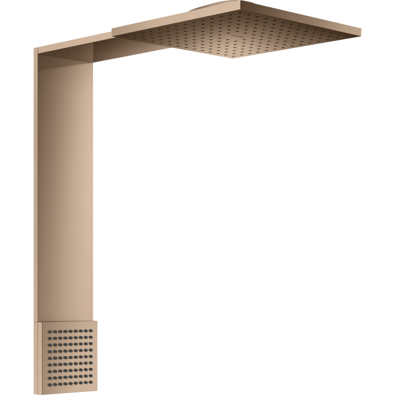 Moduł głowicy prysznicowej 250/250 2jet z prysznicem na ramiona Czerwony Złoty Polerowany ShowerComposition AXOR 12594300