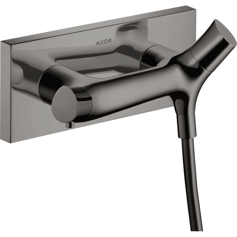 Bateria prysznicowa, termostatyczna, natynkowa Czarny Chrom Polerowany Starck Organic AXOR 12602330
