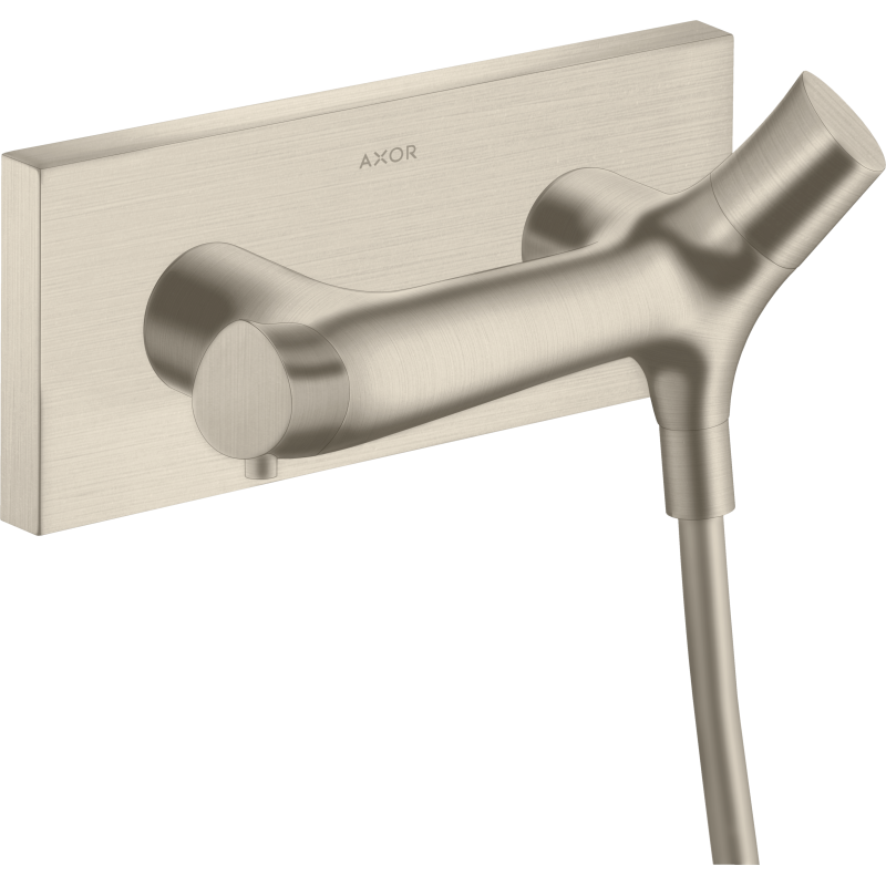 Bateria prysznicowa, termostatyczna, natynkowa Nikiel Szczotkowany Starck Organic AXOR 12602820