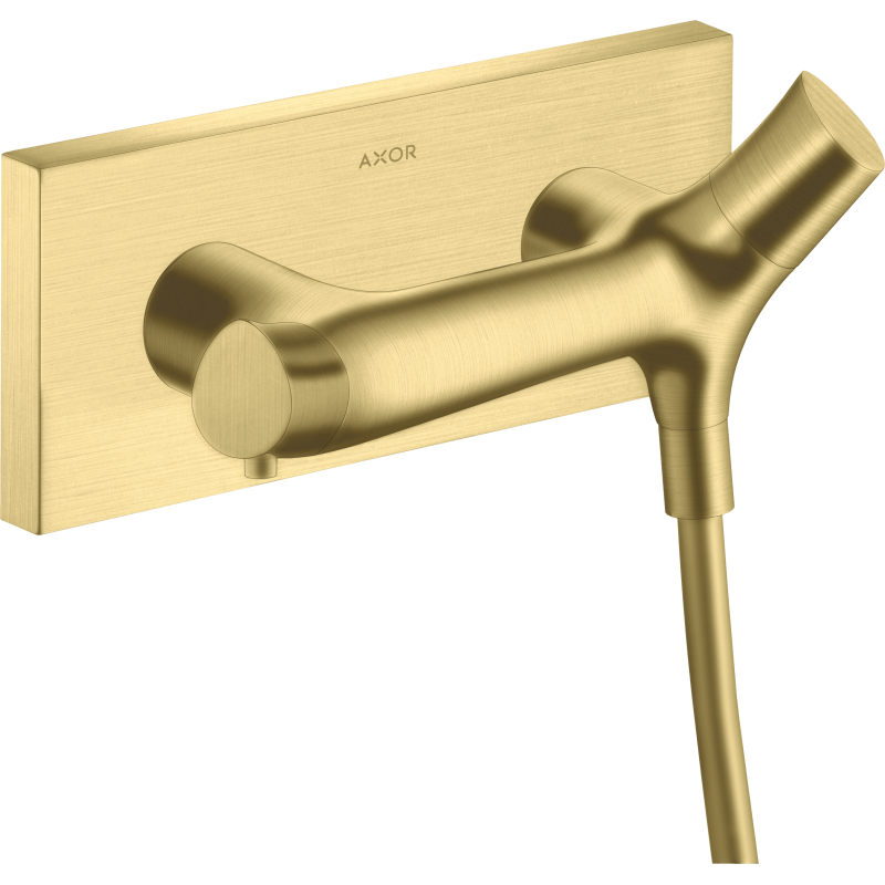 Bateria prysznicowa, termostatyczna, natynkowa Mosiądz Szczotkowany Starck Organic AXOR 12602950