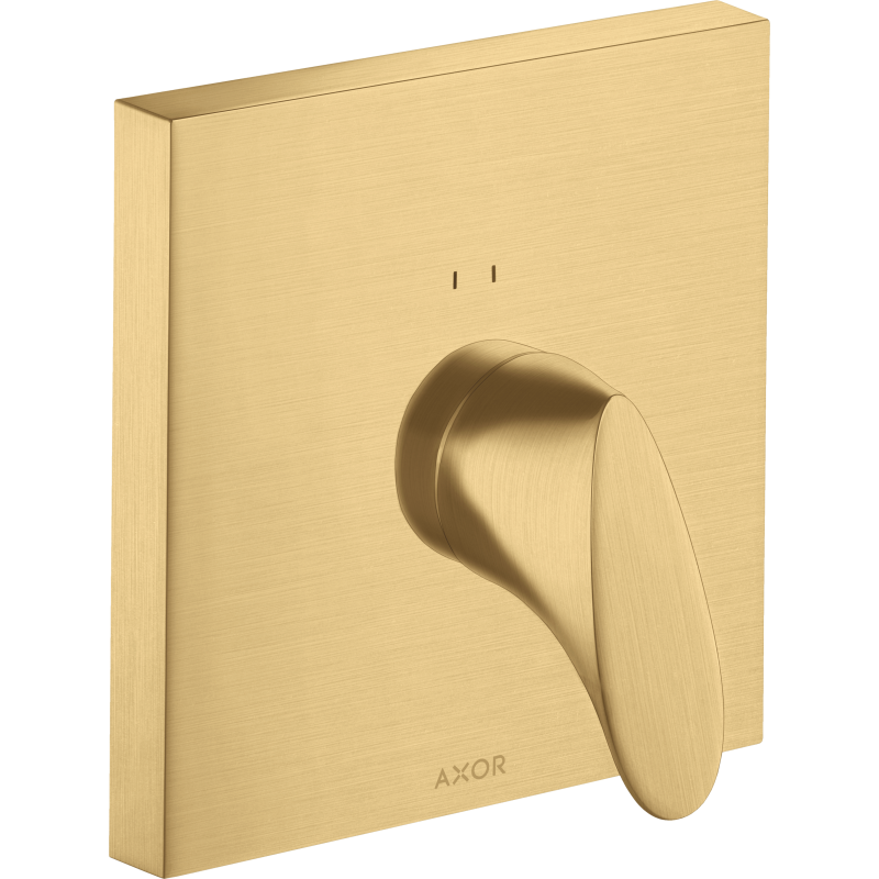 Jednouchwytowa bateria prysznicowa, podtynkowa Złoty Optyczny Szczotkowany Starck Organic AXOR 12605250