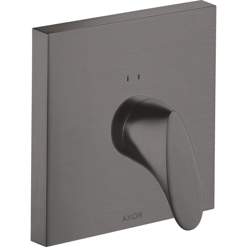 Jednouchwytowa bateria prysznicowa, podtynkowa Czarny Chrom Szczotkowany Starck Organic AXOR 12605340