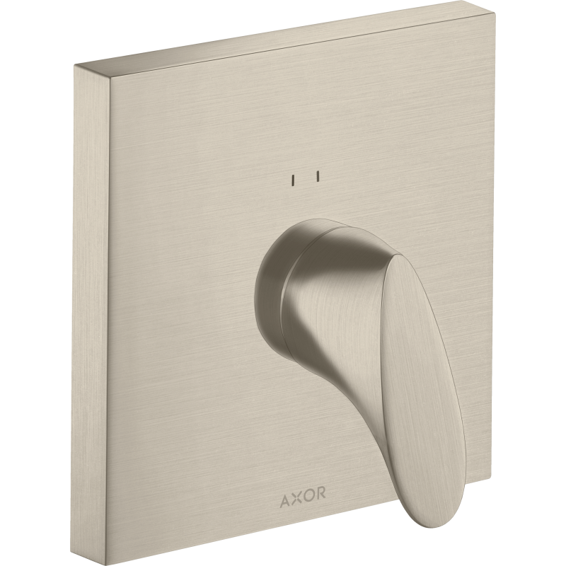 Jednouchwytowa bateria prysznicowa, podtynkowa Nikiel Szczotkowany Starck Organic AXOR 12605820