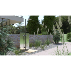 Kolumna prysznicowa Nature z głowicą prysznicową 240 1jet z główką prysznicową Czarny Chrom Polerowany Starck AXOR 12670330