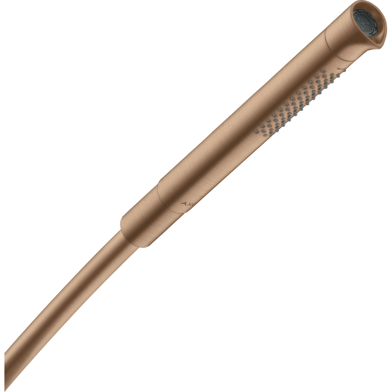 Główka prysznicowa 2jet, Slim Czerwony Złoty Szczotkowany Starck Organic AXOR 12680310