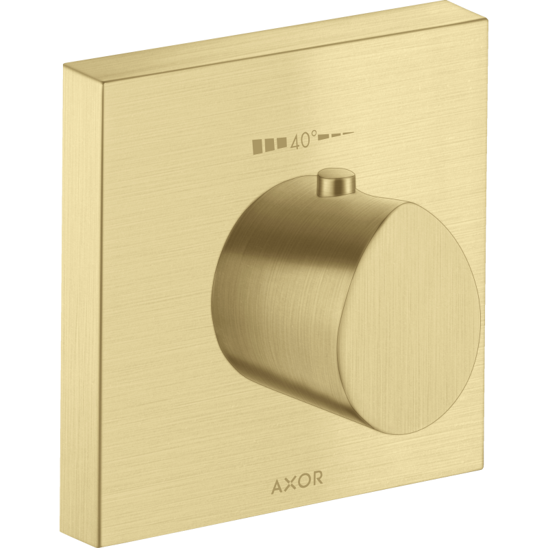 Bateria termostatyczna HighFlow 120/120, podtynkowa Złoty Optyczny Szczotkowany Starck Organic AXOR 12712250