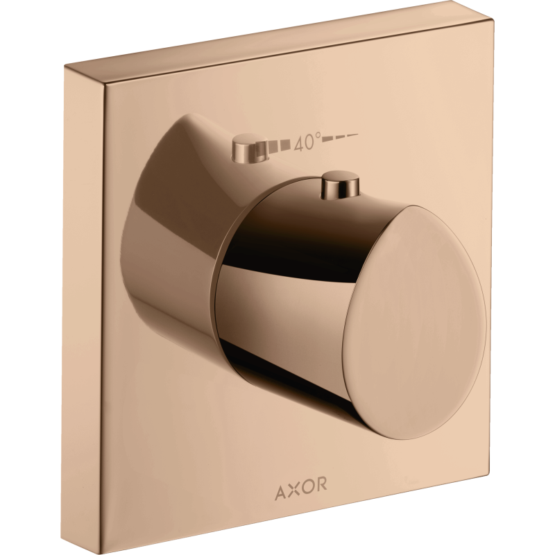 Bateria termostatyczna HighFlow 120/120, podtynkowa Czerwony Złoty Polerowany Starck Organic AXOR 12712300