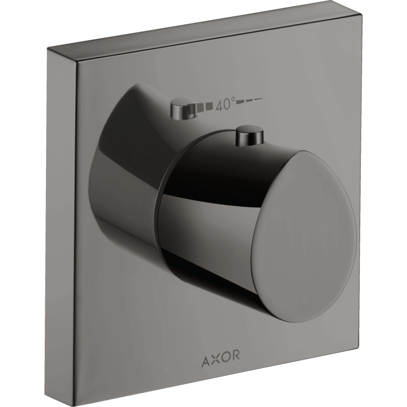 Bateria termostatyczna HighFlow 120/120, podtynkowa Czarny Chrom Polerowany Starck Organic AXOR 12712330