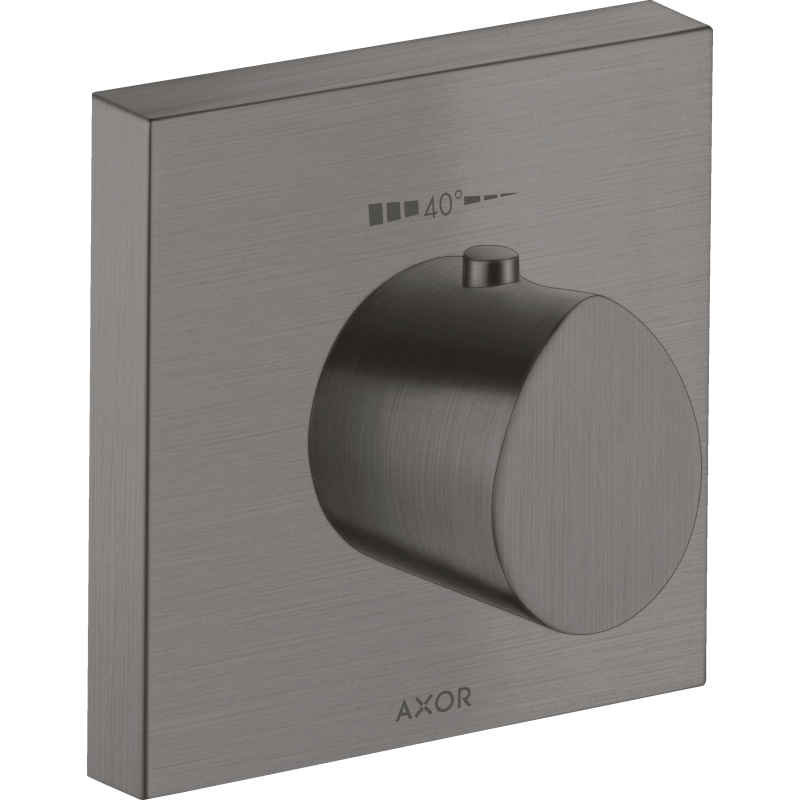 Bateria termostatyczna HighFlow 120/120, podtynkowa Czarny Chrom Szczotkowany Starck Organic AXOR 12712340