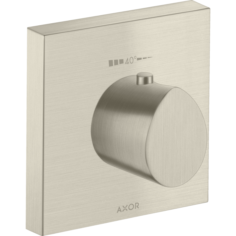 Bateria termostatyczna HighFlow 120/120, podtynkowa Nikiel Szczotkowany Starck Organic AXOR 12712820