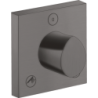 Zawór odcinająco-przełączający Trio/Quattro 120/120, podtynkowy Czarny Chrom Szczotkowany Starck Organic AXOR 12731340