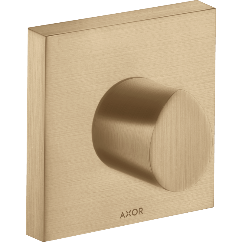 Zawór odcinający 120/120, podtynkowy Brąz Szczotkowany Starck Organic AXOR 12771140