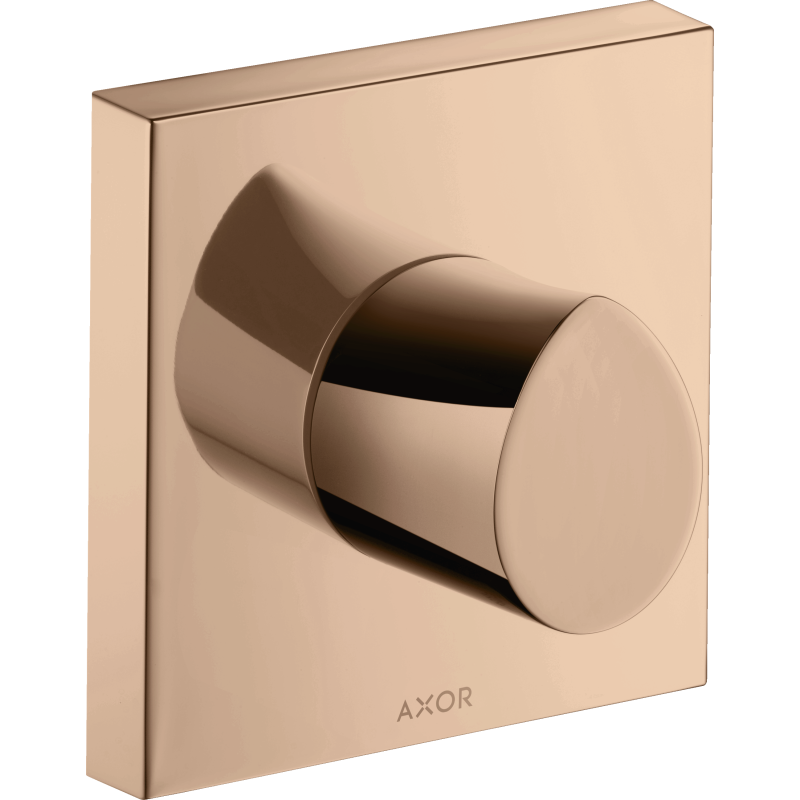 Zawór odcinający 120/120, podtynkowy Czerwony Złoty Polerowany Starck Organic AXOR 12771300