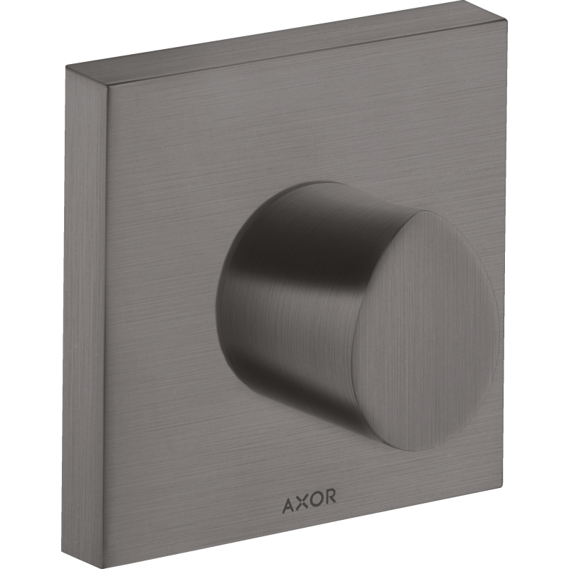Zawór odcinający 120/120, podtynkowy Czarny Chrom Szczotkowany Starck Organic AXOR 12771340