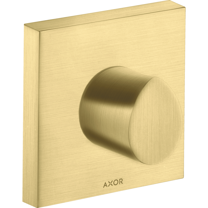 Zawór odcinający 120/120, podtynkowy Mosiądz Szczotkowany Starck Organic AXOR 12771950