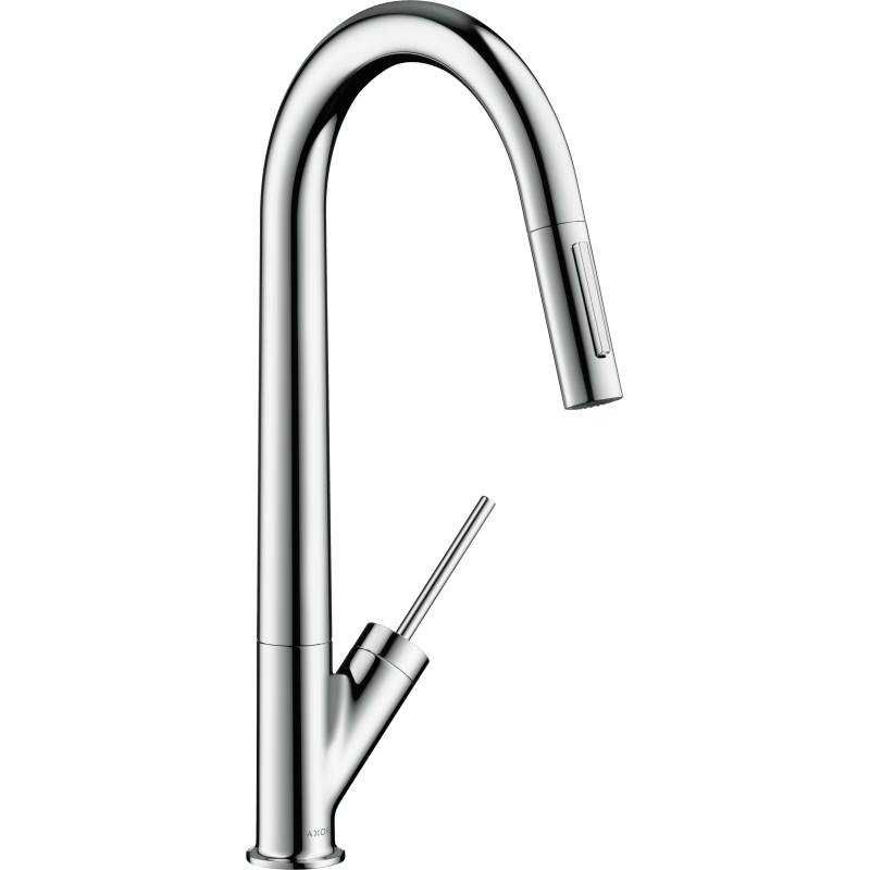 Jednouchwytowa bateria kuchenna 270 z wyciąganą wylewką EcoSmart Chrom Starck AXOR 12800000
