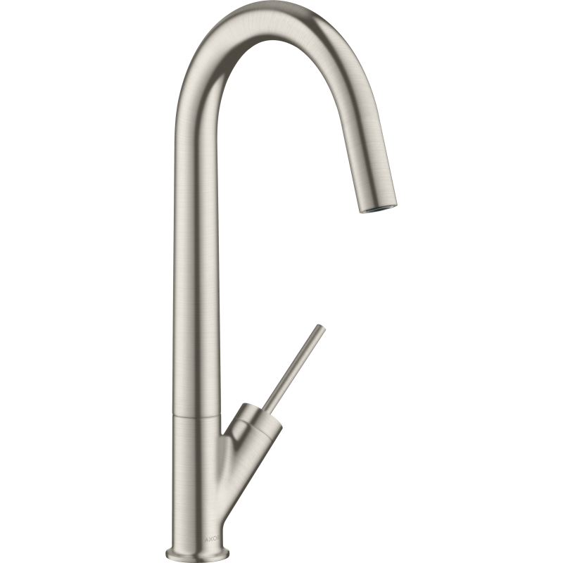 Jednouchwytowa bateria kuchenna 300 z wyciąganą wylewką EcoSmart Stal Szlachetna Finish Starck AXOR 12801800