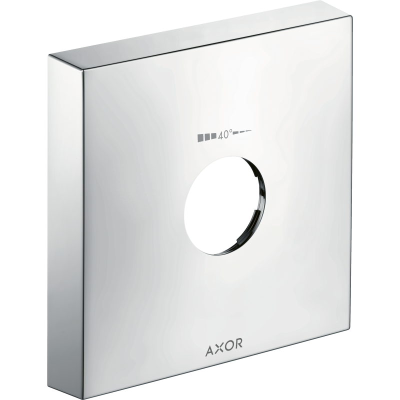 Element przedłużający 1-otworowy, kwadratowy, termostat Chrom AXOR 14966000