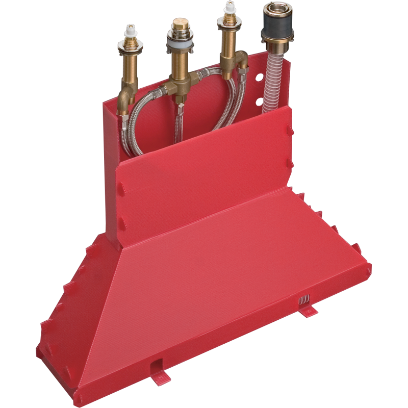 Zestaw podstawowy do 4-otworowej baterii na brzeg wanny, Secuflex AXOR 15480180