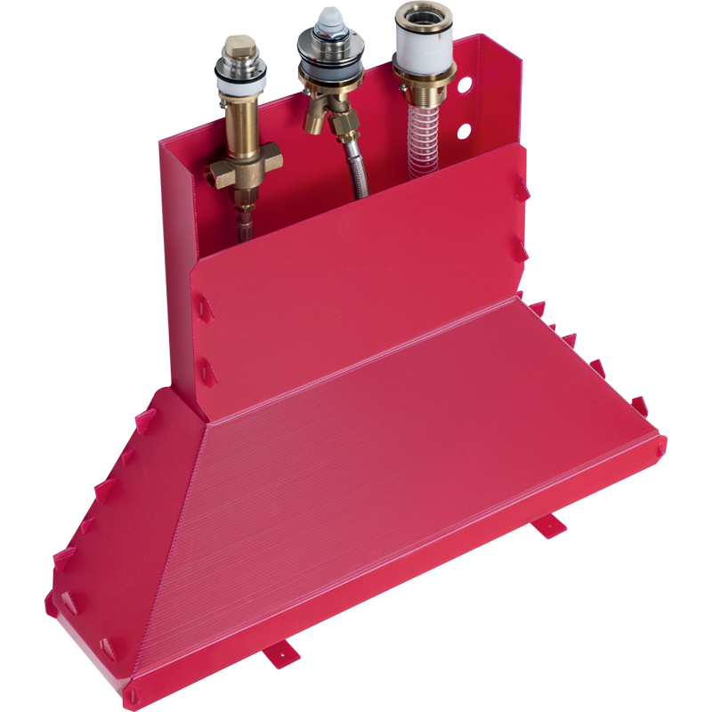 Zestaw podstawowy do 3-otworowej jednouchwytowej baterii na brzeg wanny, Secuflex AXOR 15485180