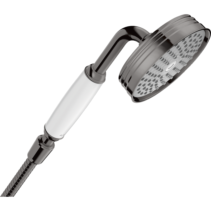 Główka prysznicowa 100 1jet Czarny Chrom Polerowany Montreux AXOR 16320330